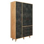 Hanah Home Chunky Armario Roble y Gris Oscuro